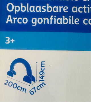 Arco Hinchable Chorro de Agua