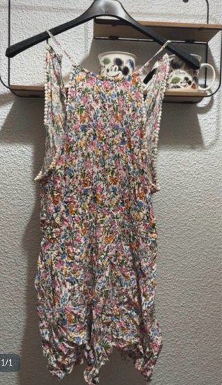 Mono Corto Flores H&M Talla 40