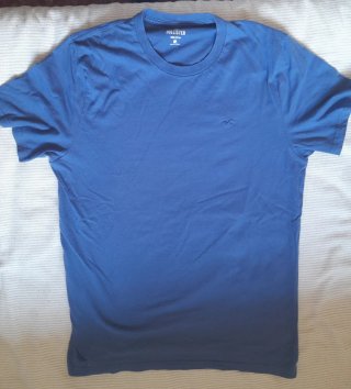 Camiseta Hollister Azul Talla L