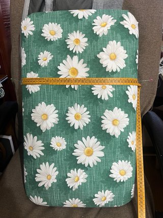 Mundillo rectangular con flores