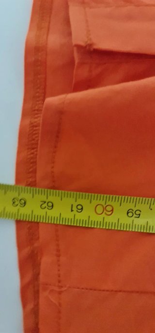 Camisa Sabrá Naranja con Encaje Negro