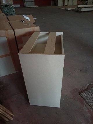 Cajonera gris de madera nueva 4 cajones