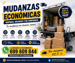 ¡MUDANZAS ECONÓMICAS!