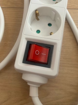 Regleta 6 enchufes con interruptor