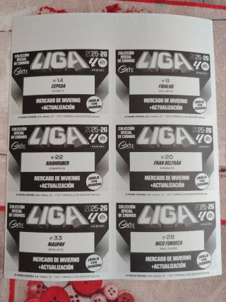 Liga Este 25/26 Mercado Invierno/actualización