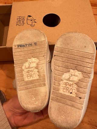 Sandalias Ferroz Talla L Blancas