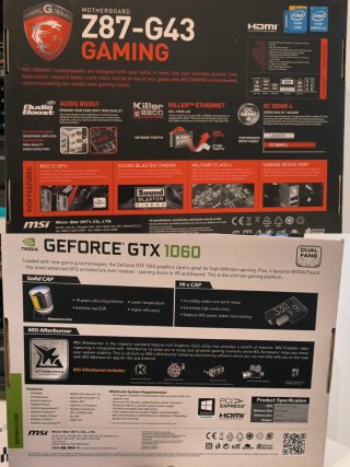 PC Gaming CPU I7 / 32gb RAM / GPU 1060 6Gb