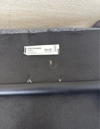 Sedia Ikea Volfgang in Metallo Grigio