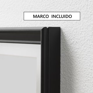 Quadro con Stampa Notte Stellata - Cornice 40x30cm