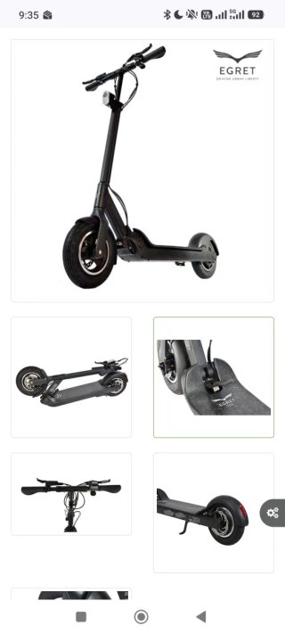 Patinete Eléctrico Egret Ten V3