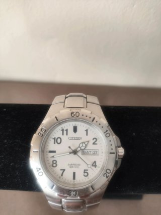 Reloj Citizen Plata y Blanco