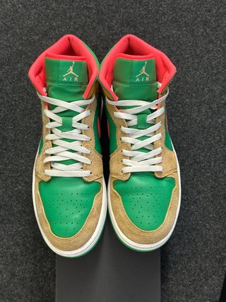 Nike Jordan 1 Mid 46 Beige/Verdi