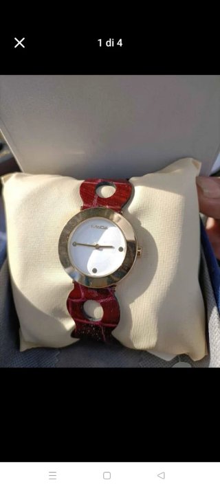 Orologio Sector donna vintage oro e rosso