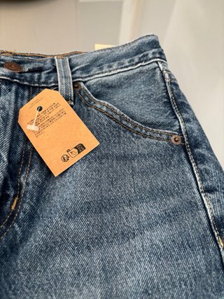 Falda Levi's larga vaquera azul