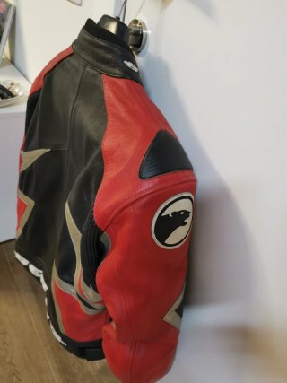 Chaqueta Bering Moto Carretera Negra/Roja