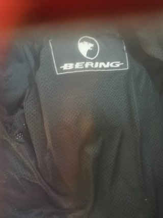 Chaqueta Bering Moto Carretera Negra/Roja