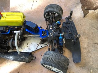 Coche RC rx16 Nitro para restaurar o piezas