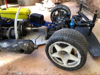 Coche RC rx16 Nitro para restaurar o piezas