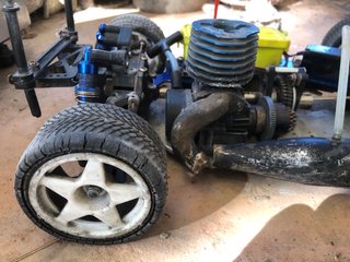 Coche RC rx16 Nitro para restaurar o piezas