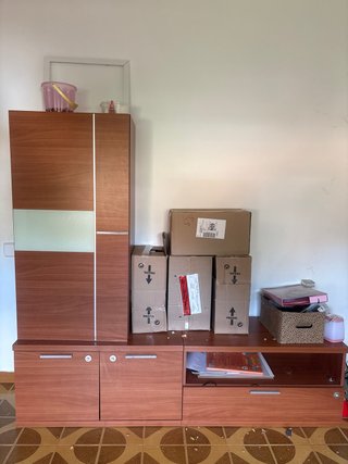 Mueble TV 165/20/153 Vitrina mide 82/40/207,3
