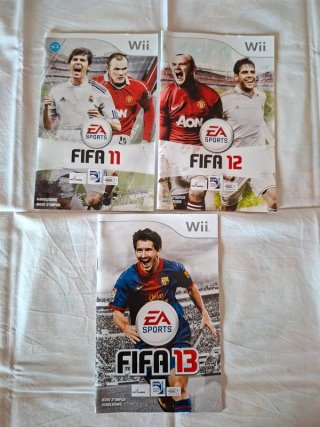 Lotto 3 Giochi Wii FIFA 11, 12, 13