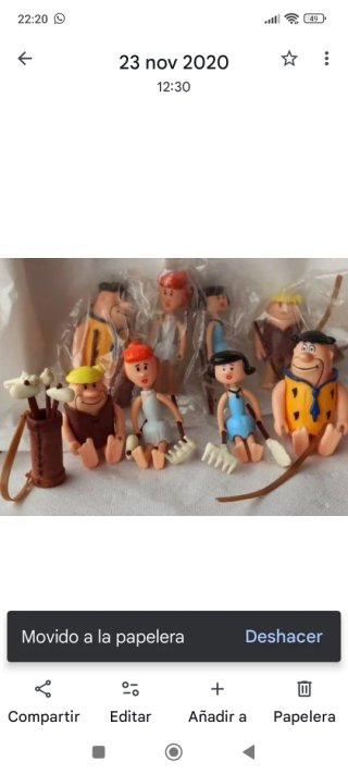 Los Picapiedra 1983 Figuras