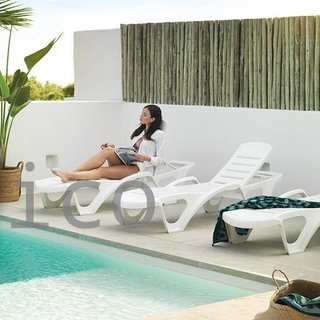 Tumbona Monoblock - Blanco