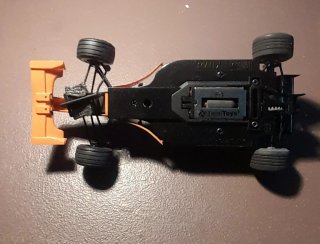 Coche F1 Scalextric Arrows Orange