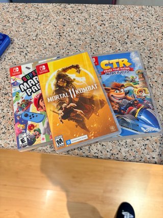 Cajas Vacías Nintendo Switch (3 juegos)