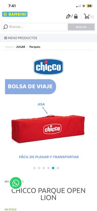 Parque infantil Chicco Open Lion