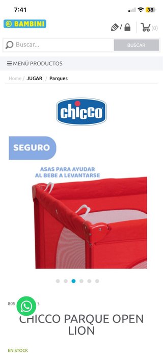 Parque infantil Chicco Open Lion