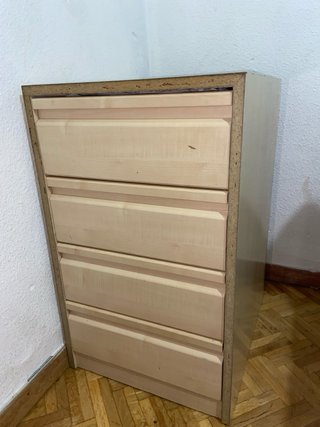 2 Cómodas Beige Madera