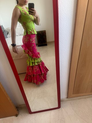 Traje Flamenca Dos Piezas
