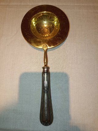 - Colador de Plata Antiguo.! ORIGINAL .! OFERTA .!