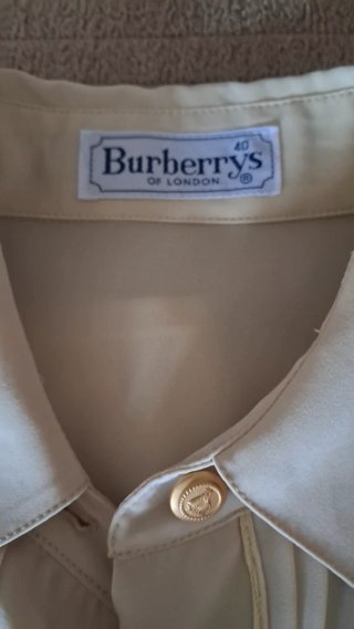 Camisa Burberry Beige Impecable
