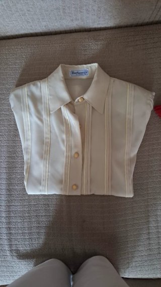 Camisa Burberry Beige Impecable