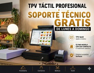 TPV Táctil Nuevo Doble Pantalla Visor Trasero