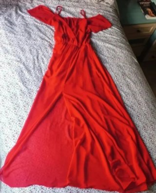 Vestido rojo de fiesta