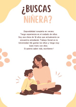 Cuidadora de niños