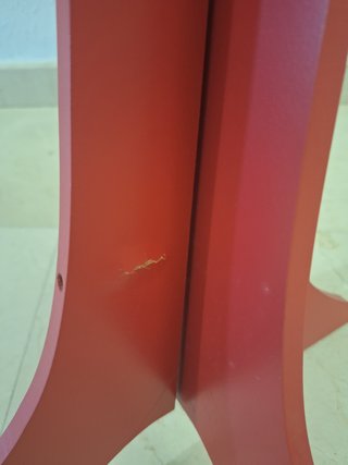 Perchero ÁRBOL infantil rojo granate 120cm
