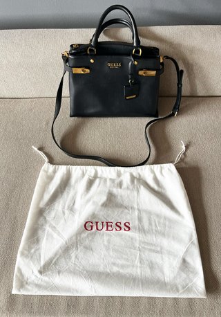 Guess Bolso de mano con logotipo (como nuevo)