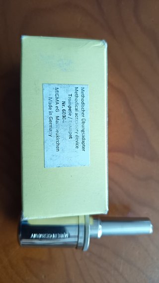 Adaptador para trompeta. Tocar sin presión