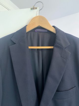Americana Massimo Dutti Talla 52 Azul