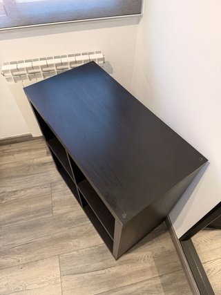 Estantería Kallax Negra 4 Cubos