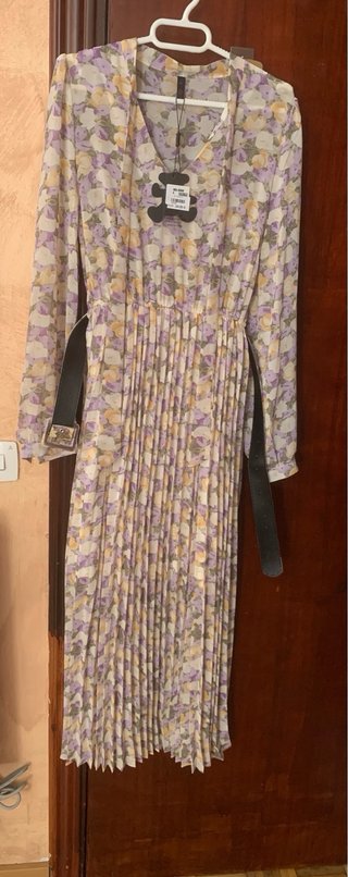 Vestido largo estampado floral