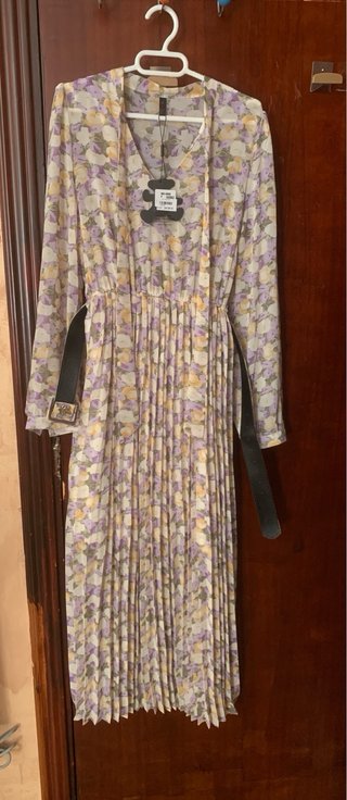 Vestido largo estampado floral