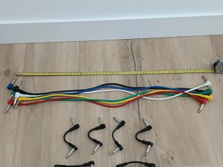 Pack Cables Jack Guitarra Eléctrica Latiguillos