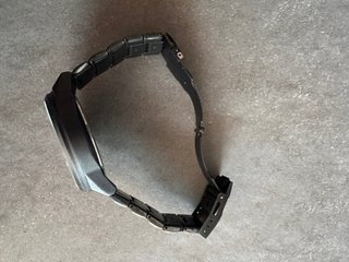 Orologio Explorer Uomo Nero Acciaio