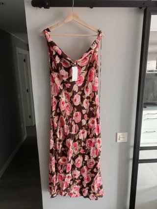 Vestido floral Mango Talla L