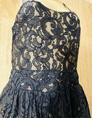 Abito in pizzo blu notte ALICE by Temperley